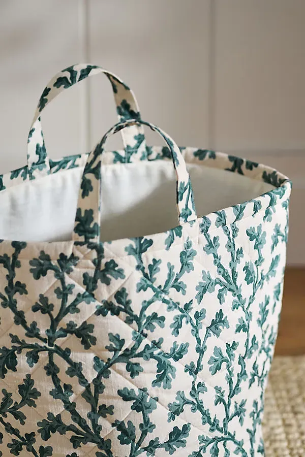 Irena Quilted Basket - Cotton by Anthropologie, alternate view