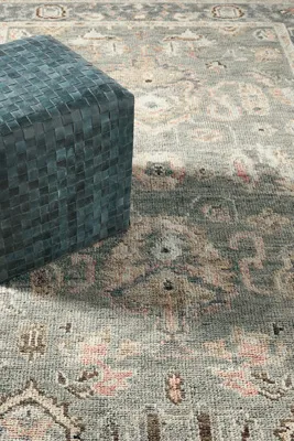 Irie Hand-Knotted Rug - Grey, Cotton/Wool product