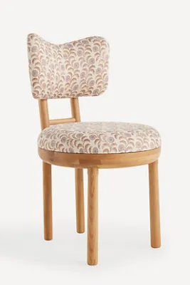 Irie Leora Block-Print Dining Chair - Oak Wood, Cotton product