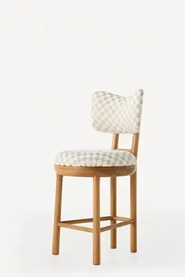 Irie Velvet Counter Stool - White product