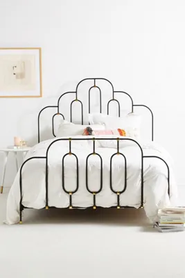 Iron Deco King Size Bed Frame - Black, Iron product