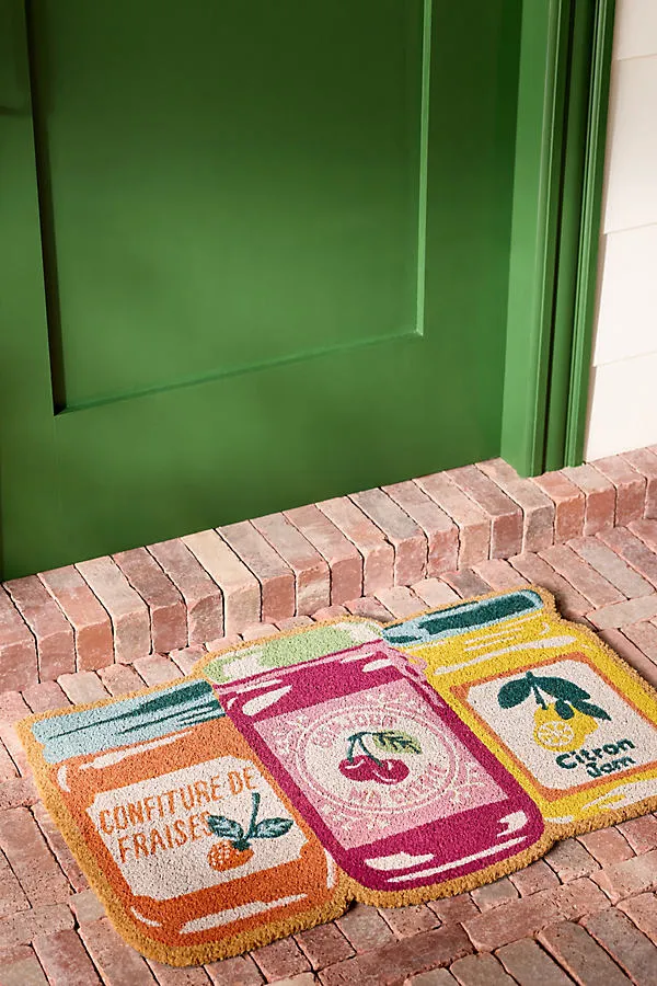 Jam Jars Printed Coir Doormat product