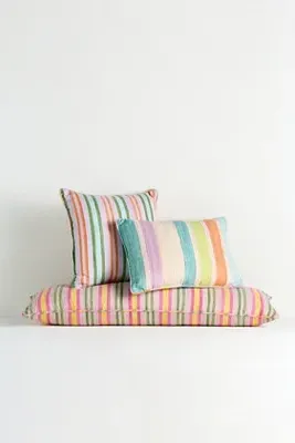 Jasmine Indoor/Outdoor Woven Stripe Cushion - Polyester product