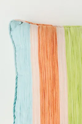 Jasmine Indoor/Outdoor Woven Stripe Pillow - Polyester product