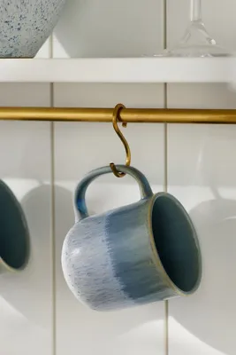 Jasper Portuguese Reactive Stoneware Mug - Blue by Anthropologie, image 2