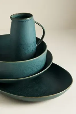 Jasper Stoneware Pitcher - Blue product