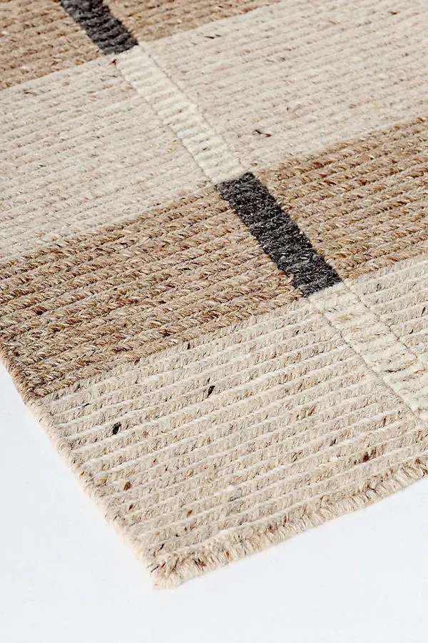 Jeremiah Brent Hand-Knotted Geometric Rug - Beige, Cotton/Wool by Anthropologie, image 2