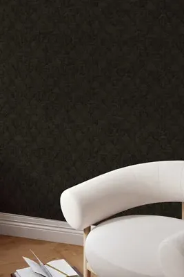 Jeremiah Brent Hoffmann Sisal Textured Peel-and-Stick Wallpaper - Black product