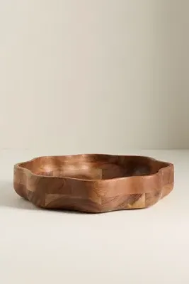 Jill Small Serving Bowl - Brown, Acacia Wood product