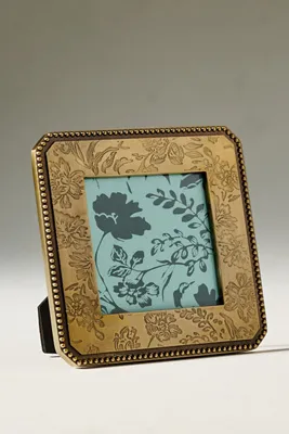 Joan 4x4 Picture Frame - Brass, Aluminum product
