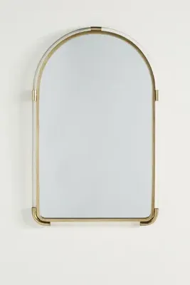 Joan Lucite Arched Mirror - Gold, Acrylic product