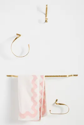Joan Towel Ring - Brass product