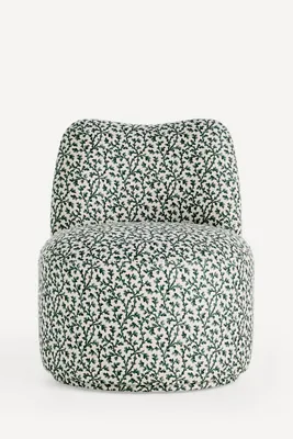 Joanie Armless Accent Chair - Green, Polyester product
