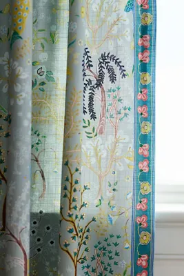 Jodie Scenic Woven Curtain - Cotton by Anthropologie, alternate view