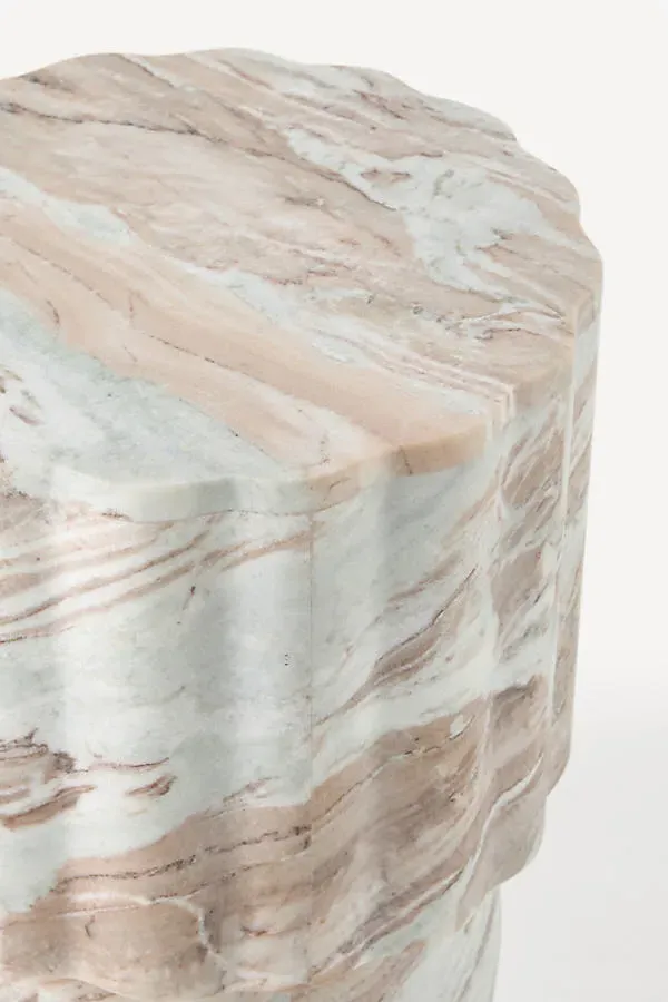Jolie Fluted Marble Side Table product