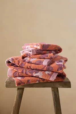 Josephine Floral Cotton Towel Collection - Orange product