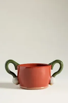Josiana Stoneware Soup Mug - Brown product