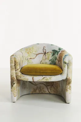Judarn Barrel Back Accent Chair - Linen alternate view