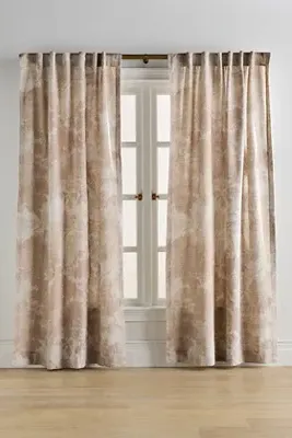 Judarn Curtain - Sepia, Cotton/Linen by Anthropologie, alternate view