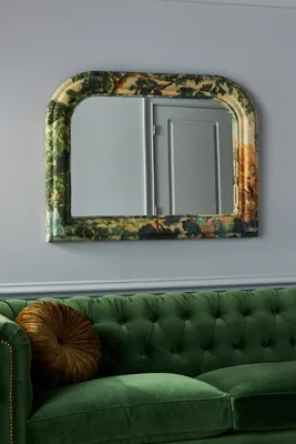 Judarn Floral Wood Overmantle Mirror product