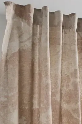 Judarn Light Filtering Curtain Panel - Sepia, Cotton-Linen product