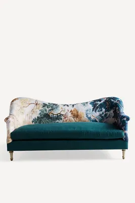 Judarn Pied-A-Terre Sofa - Blue, Cotton-Linen product