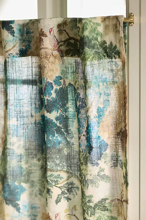 Judarn Printed Cotton Café Curtains Set of 2 - Beige product