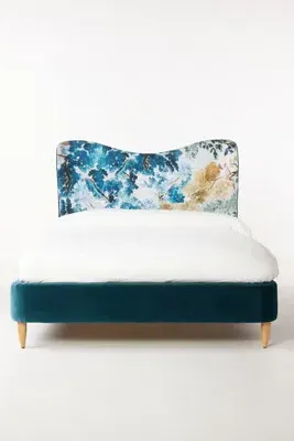 Judarn Queen Size Bed Frame - Linen, Velvet product