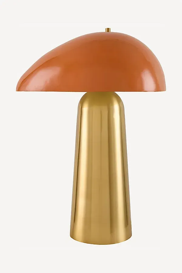 Julep Plated Metallic Accent Table Lamp - Orange product