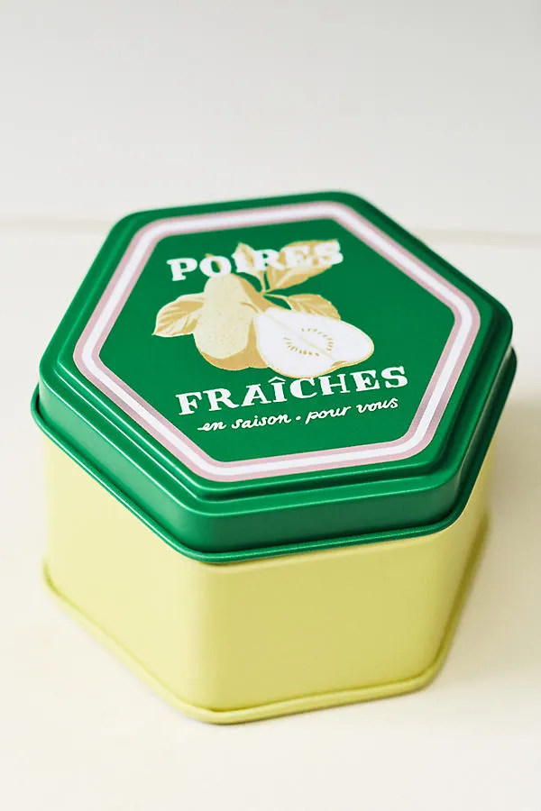 Juliette Salted Pear & Lily Tin Candle - Green product