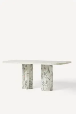 Kanta Rectangle Dining Table - Beige, Marble product