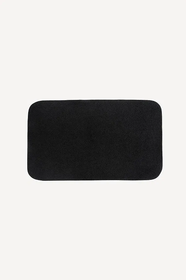 Kassatex Prestige Garment-Washed Bath Mat - Black, Cotton product