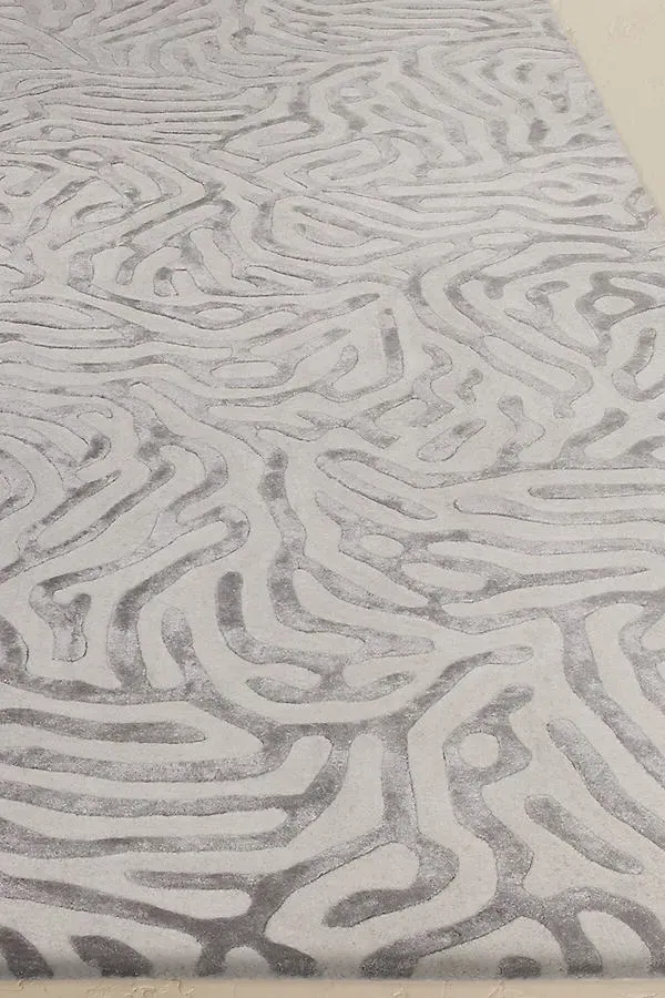 Katherine Carnaby Coral Rug - Silver, Wool product
