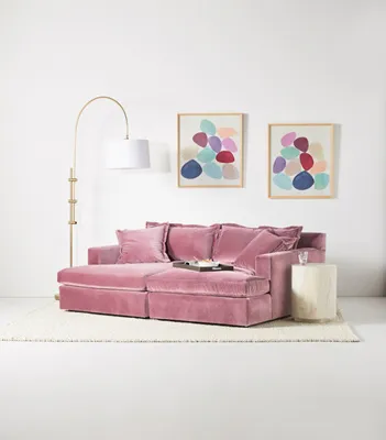 Katina Modular One-Arm Chaise - Leather product