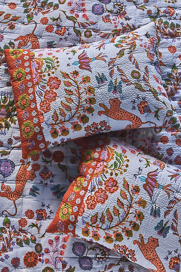 Kelcey Hibiscus Pillowcases Set of 2 - Organic Cotton product