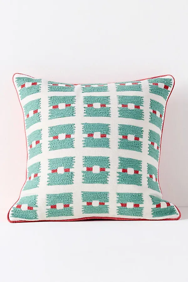 Kendall Geometric Cushion - Blue, Cotton product