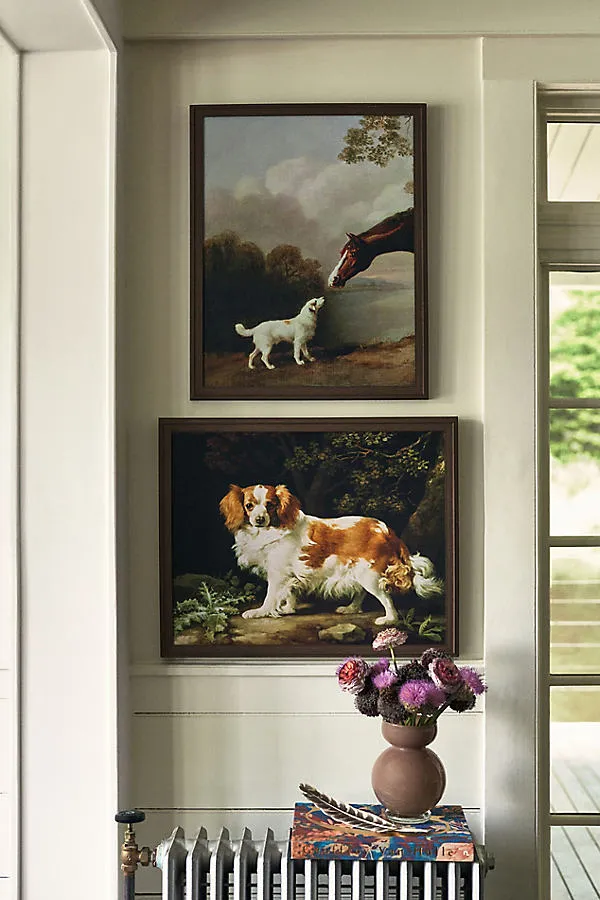 King Charles Spaniel by George Stubbs Wall Art - Brown product