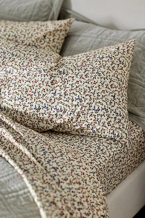 King Size Printed Sheet Set - Organic Cotton Percale by Anthropologie