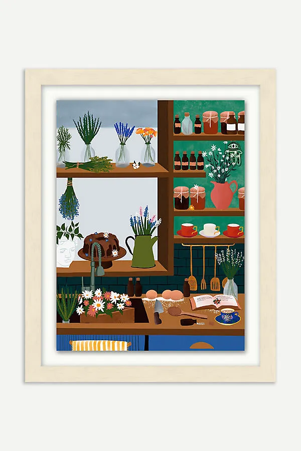 Kitchen Glow Wall Art - Matte Paper product