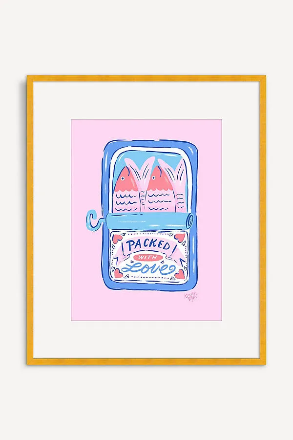 Krissy Mast Packed With Love Wall Art - Pink product