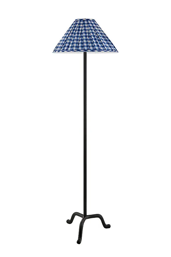 Kukio Printed Shade Floor Lamp - Blue product