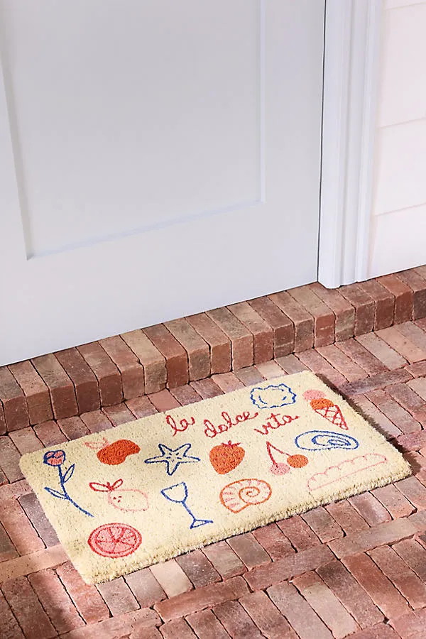 La Dolce Vita Coir Printed Doormat product