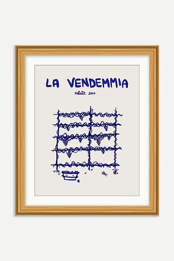 La Vendemmia Wall Art - Blue product
