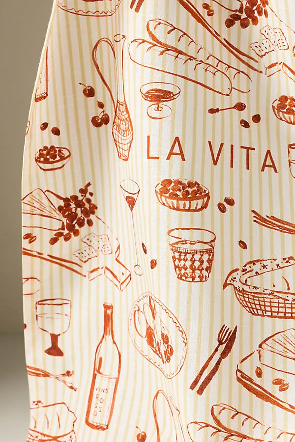 La Vita Tea Towel - Beige, Cotton product