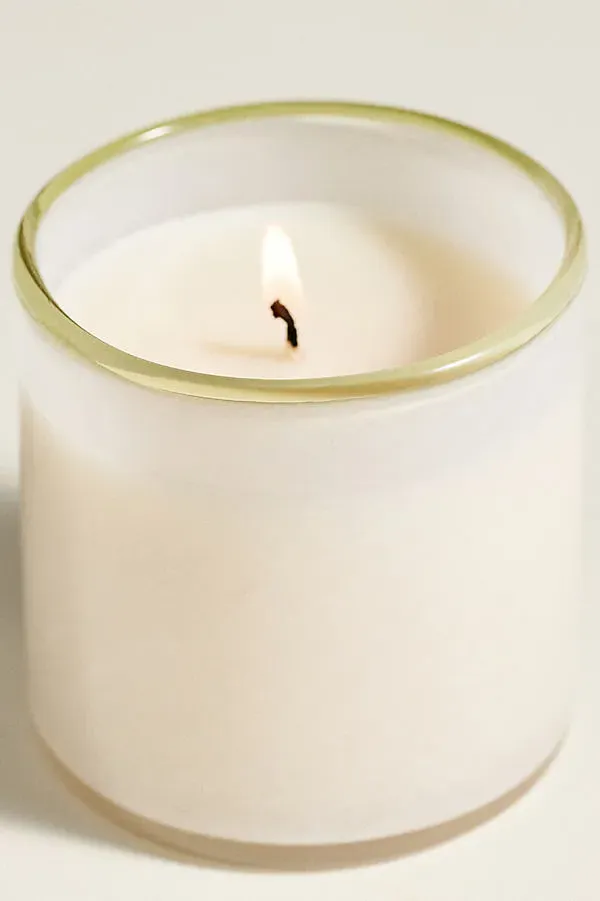 LAFCO Woody Feu De Bois Boxed Glass Candle - White by Anthropologie, image 2