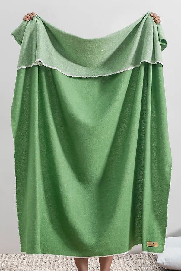 Lands Downunder Aspen Peaks Throw Blanket - Green, Cotton/Acrylic product
