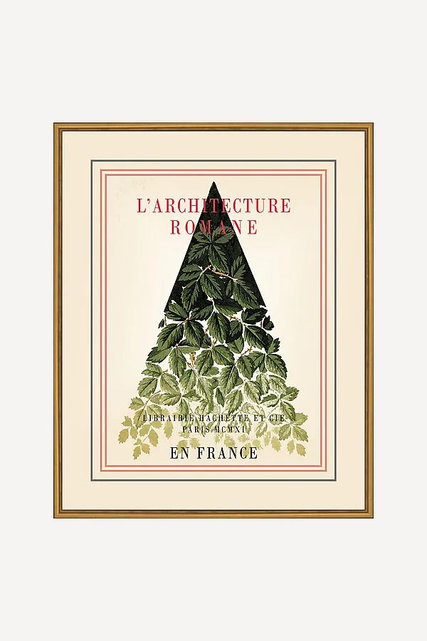 L'Architecture Romane Vintage French Poster Wall Art product