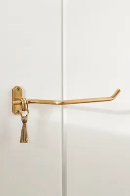 Lark Tassel Toilet Paper Holder - Gold, Brass by Anthropologie, alternate view