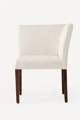 Layla Banquette Corner Chair - Ivory, Cotton product