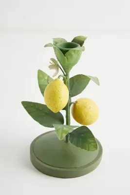 Lemon Taper Candlestick - Yellow product